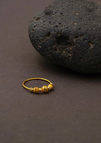 Kalemli Dorika Tekli 22 Ayar Altın Yüzük fırsatları