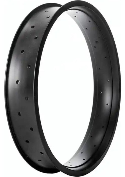 20×4.0 Fat Bike Siyah Çift Kat Çember
