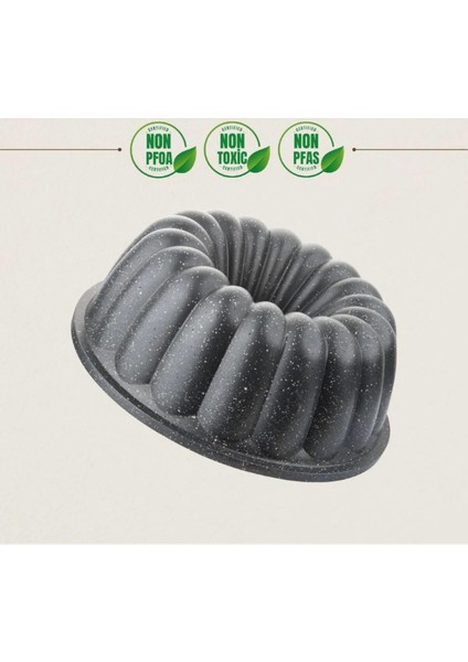 Dilimli Kek Kalıbı | Gri | 26 cm