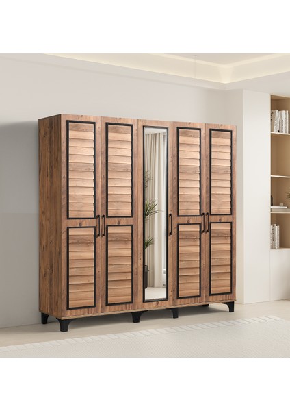 Atlantik %100 Mdf 5 Kapaklı Dolap