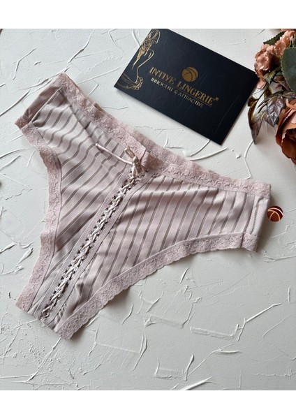 Lola Transparan Arkası Bağlama Detaylı Fantasy/günlük Kullanım Külot/tanga (Limited) modelleri