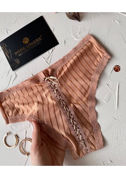 Lola Transparan Arkası Bağlama Detaylı Fantasy/günlük Kullanım Külot/tanga (Limited) modelleri