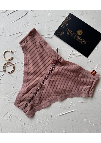 Lola Transparan Arkası Bağlama Detaylı Fantasy/günlük Kullanım Külot/tanga (Limited) fiyatları