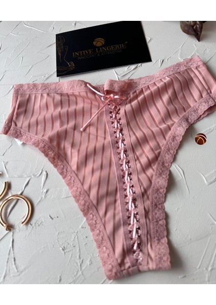 Lola Transparan Arkası Bağlama Detaylı Fantasy/günlük Kullanım Külot/tanga (Limited) modelleri
