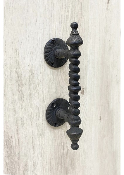 Pirinç Döküm Oksit Siyah Rengi 19 cm Çekme Kol