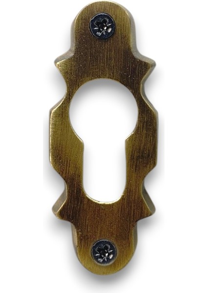 Pirinç Döküm Antik Sarı Rengi 8 cm Kilit Rozeti modelleri