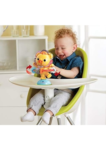 528003 Baby Twist & Spin Lion, Oyuncak Aslan, Çok Renkli, 20,5 x 12,5 x 12,5 cm