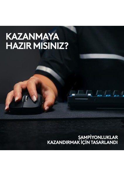 G Pro x Superlıght 2 Lıghtspeed Kablosuz Oyuncu Mouse, Hafif, Lıghtforce Hibrit Anahtarlar, Hero 2 Sensör, 32,000 Dpı, 5 Programlanabilir Tuş, Usb-C Şarj, Pc & Mac, Beyaz