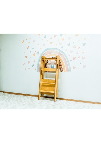 Montessori Ahşap Öğrenme Kulesi | Çocuklar Için Güvenli ve Ergonomik Yardımcı fiyatları
