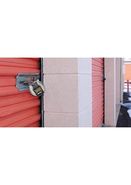 Lock Sağlam Disk Kilidi [paslanmaz Çelik] [dış Mekan] M40 EURDNUM - Saklama Üniteleri, Barakalar, Garajlar, Römorklar ve Daha Fazlası İçin Ideal, 9,3 cm x 7 cm x 2,3 cm