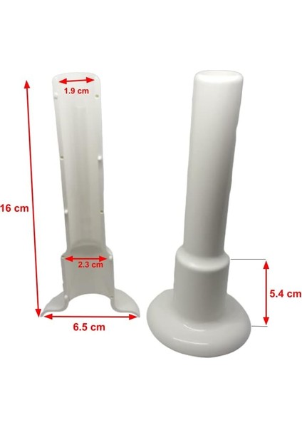 Boru Gizleme Aparatı Beyaz (6 Adet)