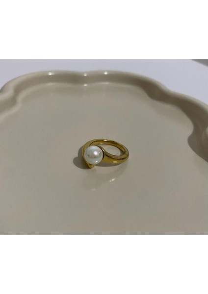 Ayarlamalı Incili Gold Yüzük fiyatları