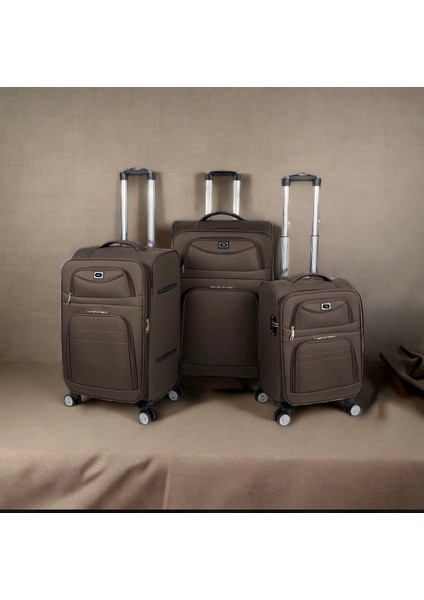 Carry-On Premium Lüx Kumaş Seyehat Valizi 3' Lü Set