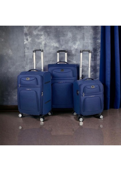 Carry-On Premium Lüx Kumaş Seyehat Valizi 3' Lü Set