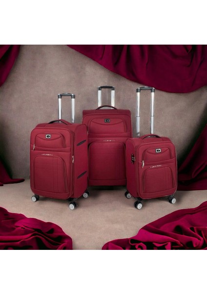 Carry-On Premium Lüx Kumaş Seyehat Valizi 3' Lü Set