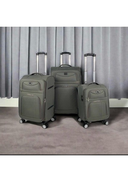 Carry-On Premium Lüx Kumaş Seyehat Valizi 3' Lü Set