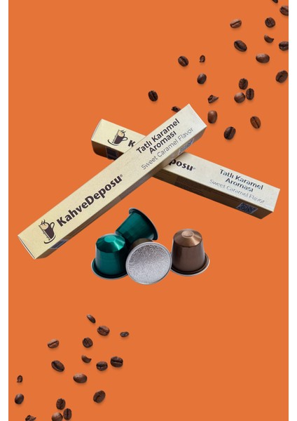 Nespresso Uyumlu Kapsül Kahve Klasik Sert ve Karamel Aromalı 3 Kutu (30 Kapsül)