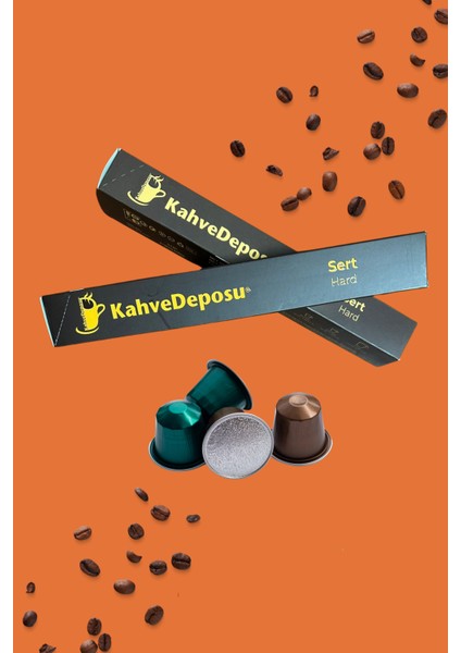 Nespresso Uyumlu Kapsül Kahve Klasik Sert ve Karamel Aromalı 3 Kutu (30 Kapsül)