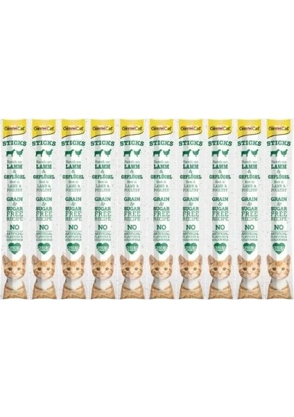 Sticks Kuzu ve Tavuk Etli Çubuk Kedi Ödül Maması 50 gr