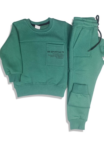 Erkek Çocuk Eşofman 2'li Takim 3 Iplik Şardonlu