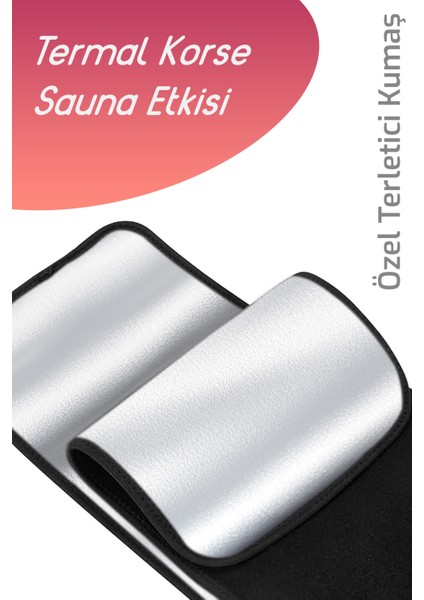 Termal Ter Sauna Bel Bandı Ter Korsesi Ayarlanabilir Karın Zayıflama Mide Sargı Kemeri fiyatları