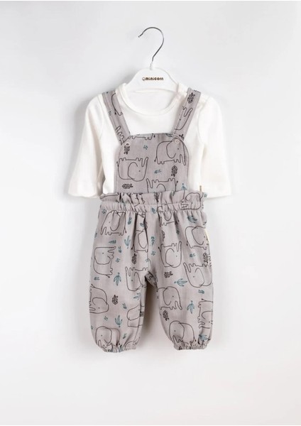 Tude Kids Erkek Bebek Müslin Salopet