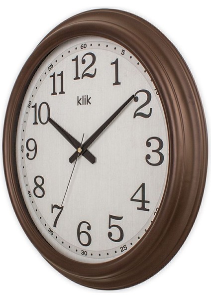 Vintage tarz duvar saati, kahverengi, 46x46 cm, şık ve klasik tasarım. modelleri