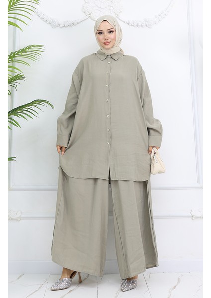 Tunik Pantolon Ikili Takım 4065-01 Limon Küfü Yeşili fiyatları