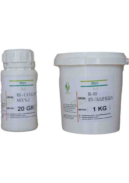 Rtv-2 Kalıp Silikonu 1Kg (10SHORE)
