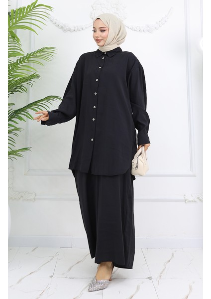 Tunik Pantolon Ikili Takım 4065-03 Siyah fiyatları