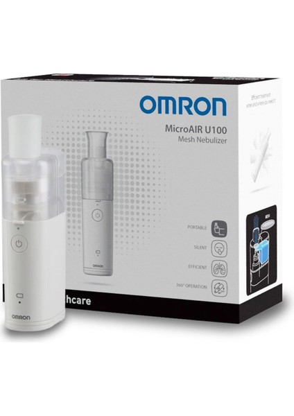 Omron Mesh Hava Makinesi Microair Ultrasonik Nebülizatör U100