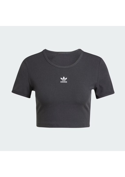 Essentials Ribbed Kadın Tişört fırsatları