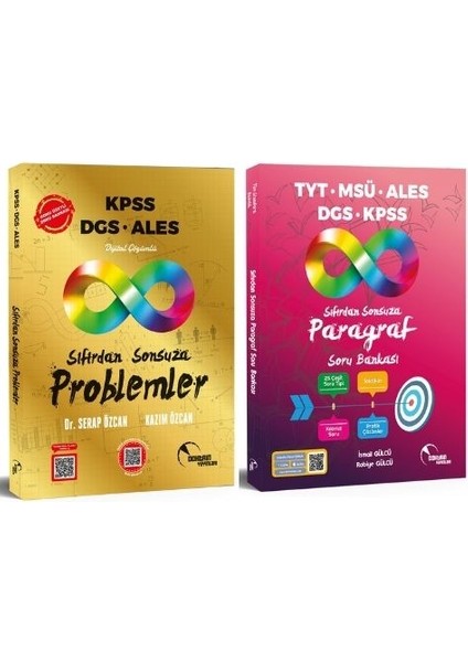 Doktrin Kpss/ags/ales/dgs Sıfırdan Sonsuza Problemler ve Paragraf Soru Bankası (2 Kitap)