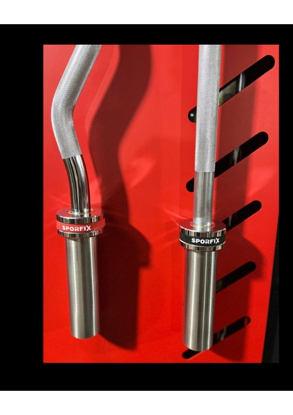 Sporfix 120 cm Olimpik Bar-Halter Barı-Barfiks-Fitness-Ağırlık