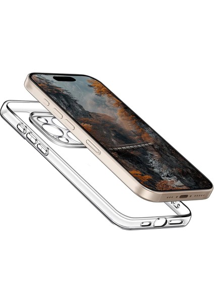 iPhone 16 Pro Kılıf Pc Sert Şeffaf Kılıf Mika Kılıf Sararmaz Kılıf Slim Ince Kılıf - Şeffaf fiyatları