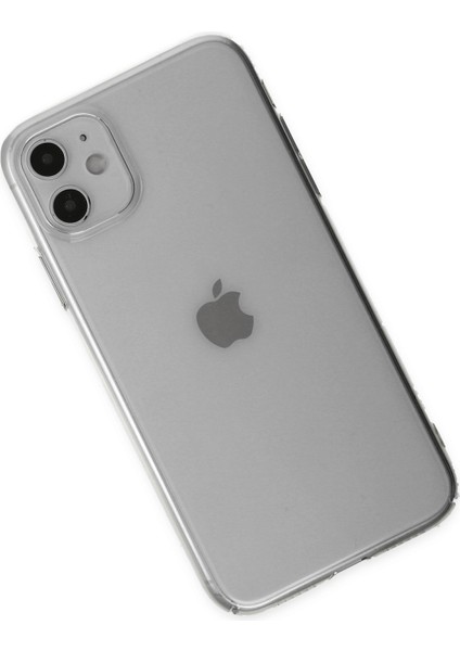 iPhone 11 Kılıf Pc Sert Şeffaf Kılıf Mika Kılıf Sararmaz Kılıf Slim Ince Kılıf - Şeffaf