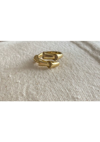 Ayarlamalı Bambo Gold Yüzük