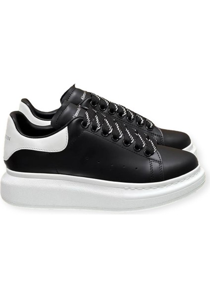 Alexander Mcqueen Men's Sneakers - Sneaker In Black/white - Alexander Mcqueen Erkek Sneak