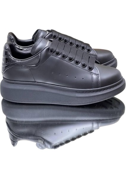 Alexander McQueen Men's Sneakers - Sneaker In Jet Black - Alexander McQueen Erkek Sneaker fiyatları