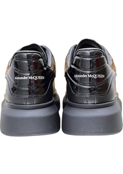 Alexander McQueen Men's Sneakers - Sneaker In Jet Black - Alexander McQueen Erkek Sneaker