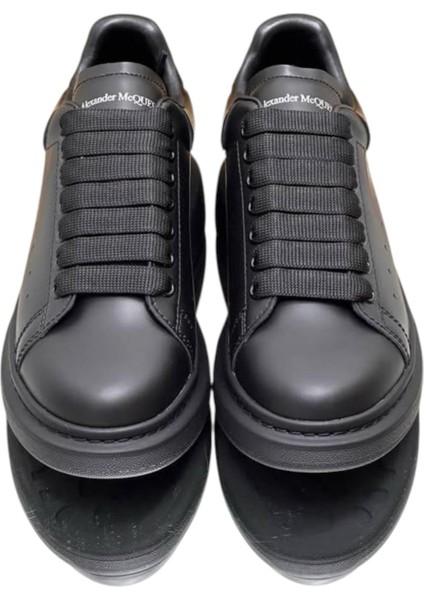 Alexander McQueen Men's Sneakers - Sneaker In Jet Black - Alexander McQueen Erkek Sneaker fırsatları