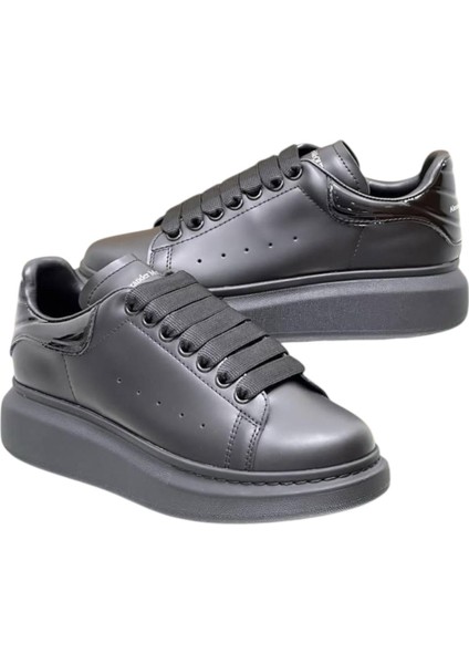 Alexander McQueen Men's Sneakers - Sneaker In Jet Black - Alexander McQueen Erkek Sneaker indirimleri