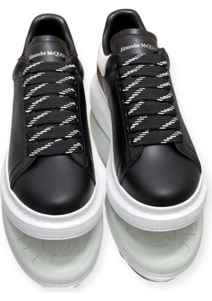Alexander Mcqueen Men's Sneakers - Sneaker In Black/white - Alexander Mcqueen Erkek Sneak fırsatları