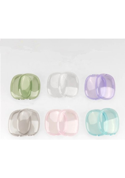 Max Kulaklık Kılıfı Tpu Kılıf Kol Şeffaf Tasarım Kulaklık Kulaklık Kılıfı Kapağı Için 1 Çift-Şeffaf (Yurt Dışından) indirimleri