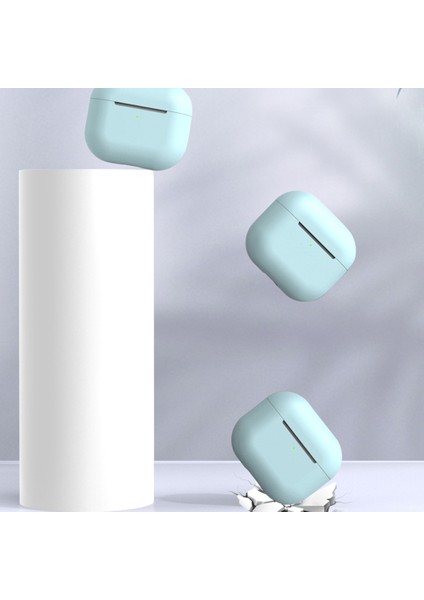 Apple 3 Için Kulaklık Kılıfı Silikon Şok Emici Kulaklık Kapağı Metal Toz Geçirmez Çıkartma Kiti Ile-Galaxy Gri+Siyah (Yurt Dışından) indirimleri