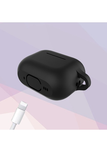 Pro 2 Için Silikon Koruyucu Kılıf Bluetooth Kulaklık Düz Tabanlı Anti-Damla Kapak, Halka Tokalı-Siyahımsı Yeşil (Yurt Dışından) indirimleri