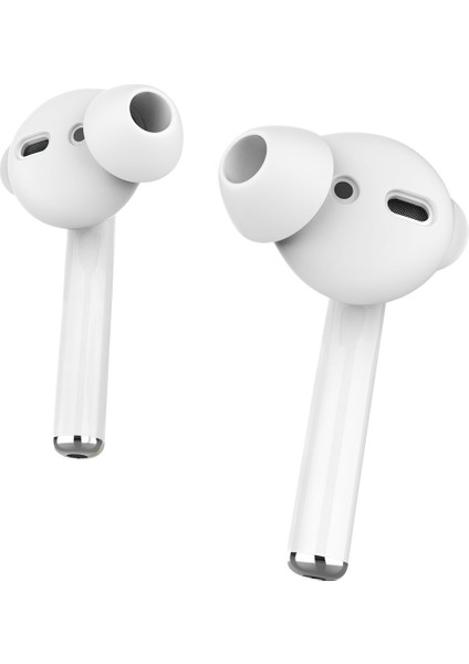 Apple Için Şarj Kutulu (2016)/(2019) 3 Çift Silikon Kulaklık Başlık Boyutu: S-Pembe (Yurt Dışından) modelleri