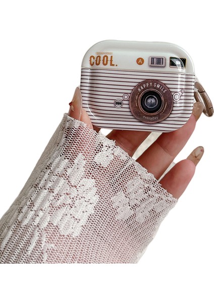 Apple 3 Için Retro Tpu Koruyucu Kapak Imd Işçilik Kulaklık Kabuğu-Beyaz (Yurt Dışından) fiyatları