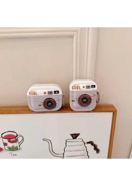 Apple 3 Için Retro Tpu Koruyucu Kapak Imd Işçilik Kulaklık Kabuğu-Beyaz (Yurt Dışından) fırsatları