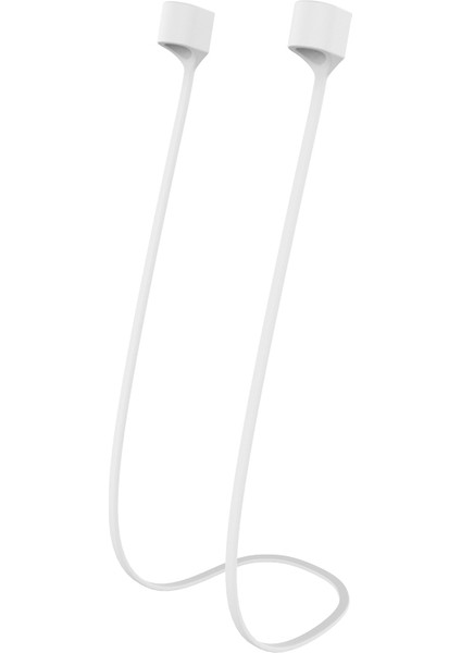 Lar Için Manyetik Kayış Kayıp Önleyici Kayış Spor Dize Silikon Kablo-Beyaz (Yurt Dışından)